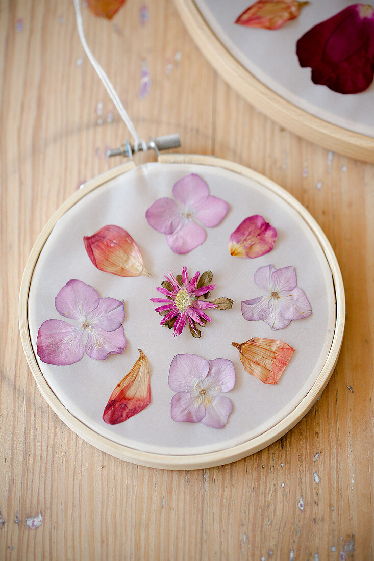 DIY Blumen-Mandala