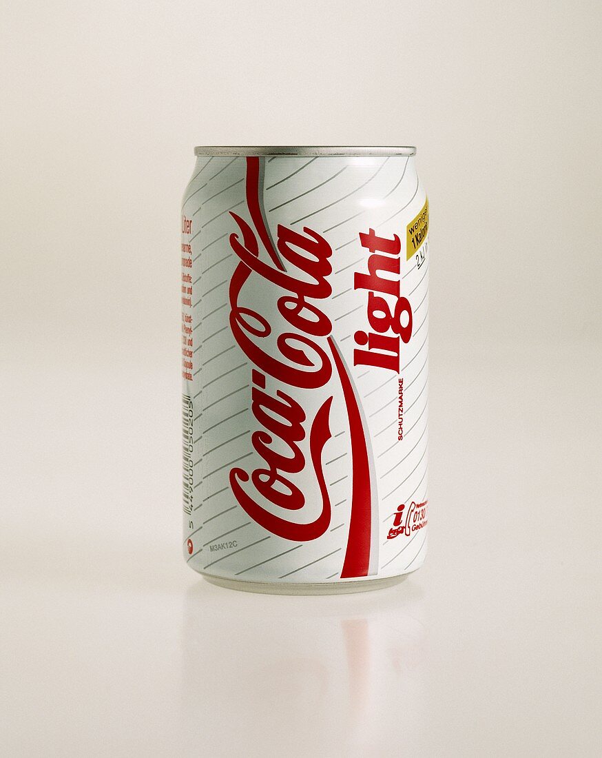 Eine Dose Coca Cola light