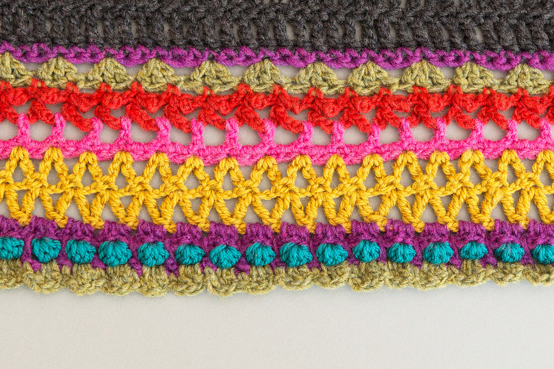 A crocheted shawl (trim)
