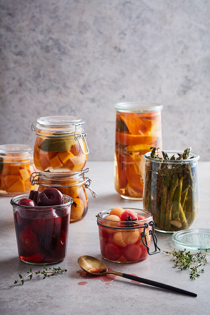 Pickling and fermenting it in a selection of sweet and savoury