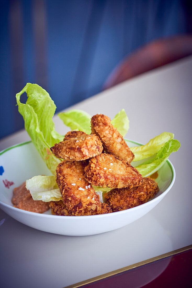 Kalbfleisch-Nuggets in Knusperkruste