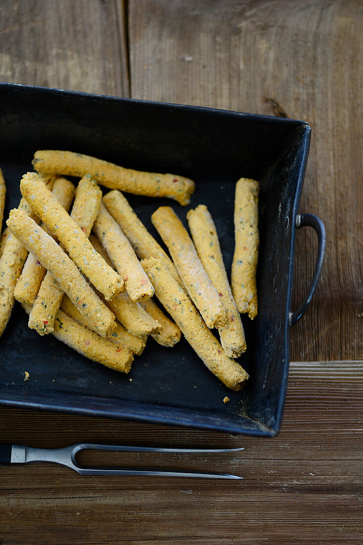 Vegan chilli sausages