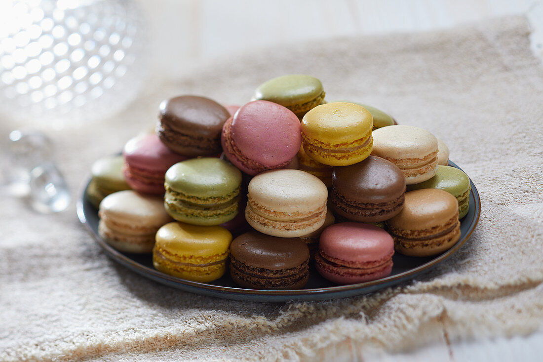 Verschiedene Macarons