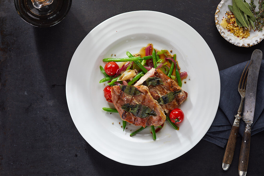 Saltimbocca mit Gemüse (Italien)