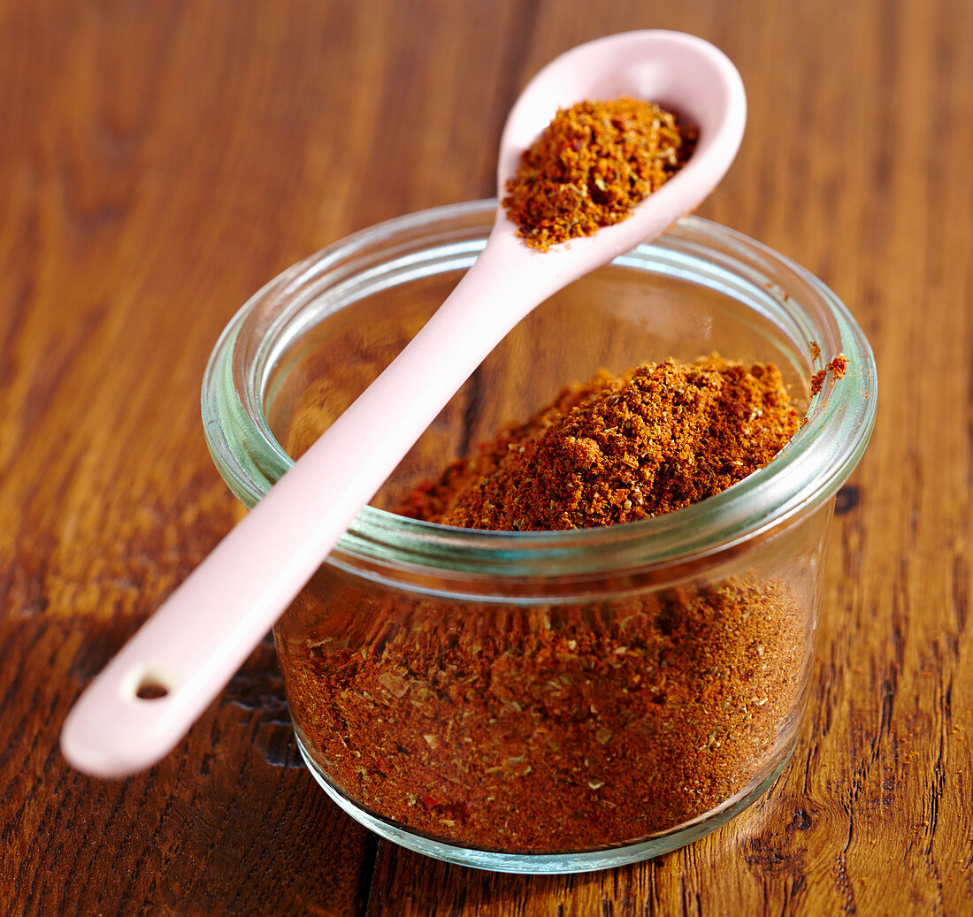 Californian BBQ spice mixture with Malabar pepper and all spice