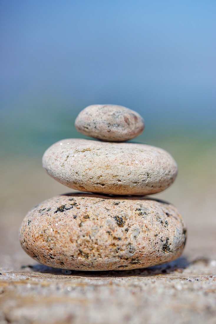 Stacked pebbles