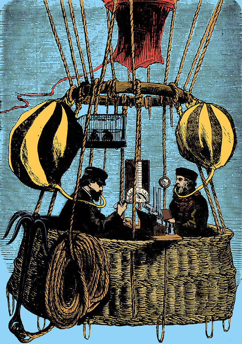 Sivel and Croce-Spinelli Balloon Ascent, 1874