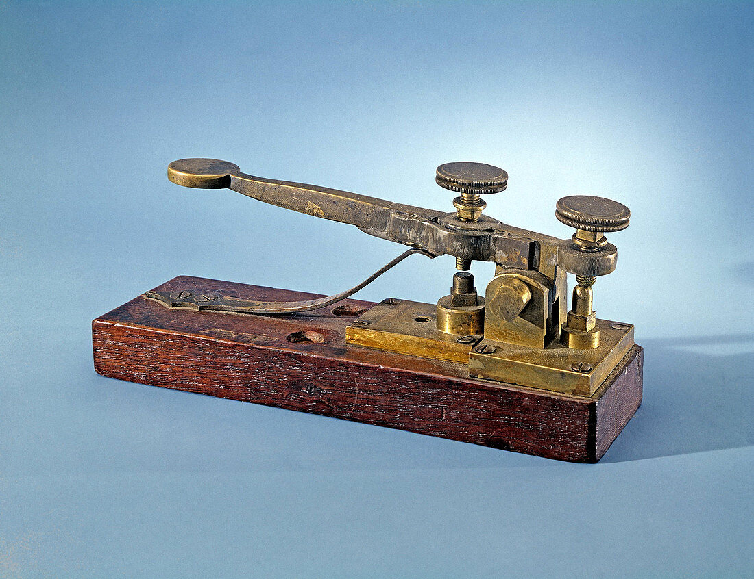 Morse-Vail Telegraph Key, 1844