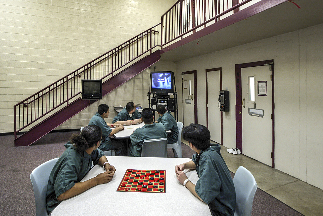 Day Room of Juvenile Detention Center