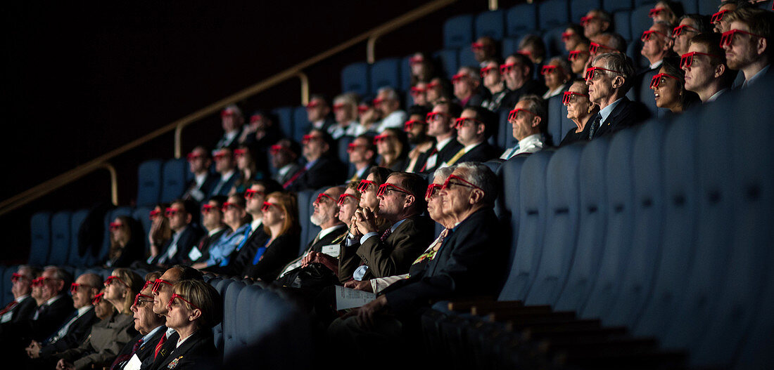 Audience at 3D IMAX Film