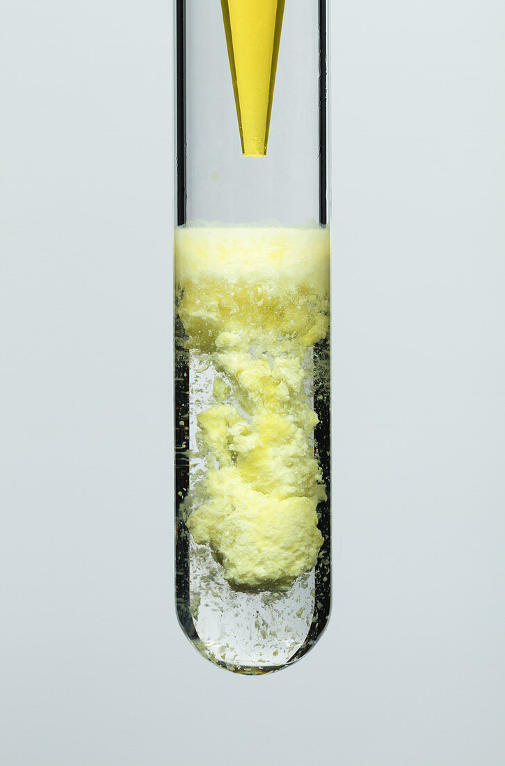 Barium chromate precipitate, 3 of 3