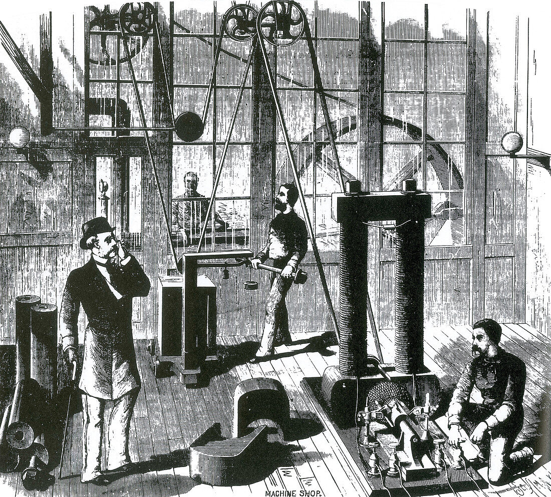 Edison's Electric Generator, 1880