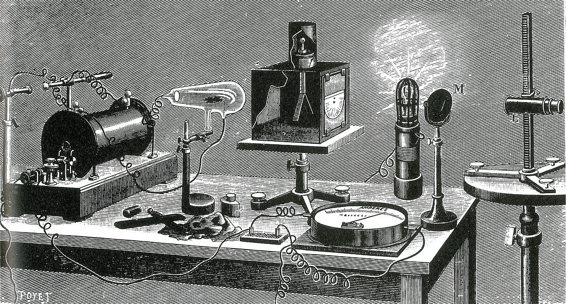 Electrical Discharge Experiment Apparatus, 1896