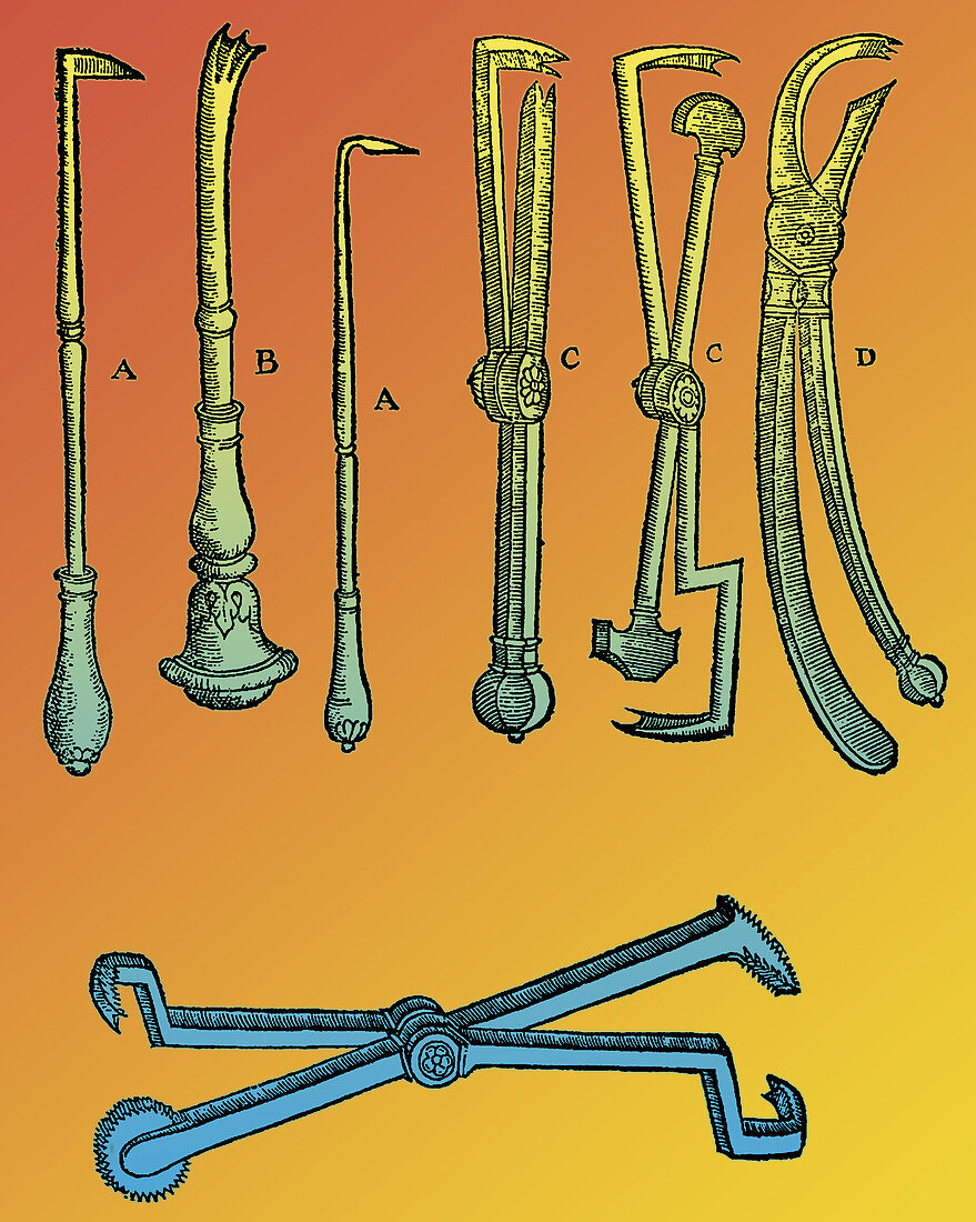 Dental Instruments, 16th Century