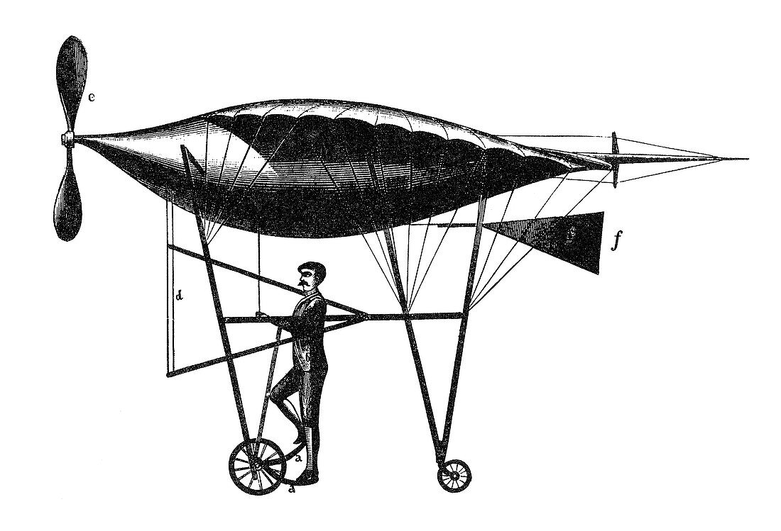 Goupil's Flying Machine, 1883