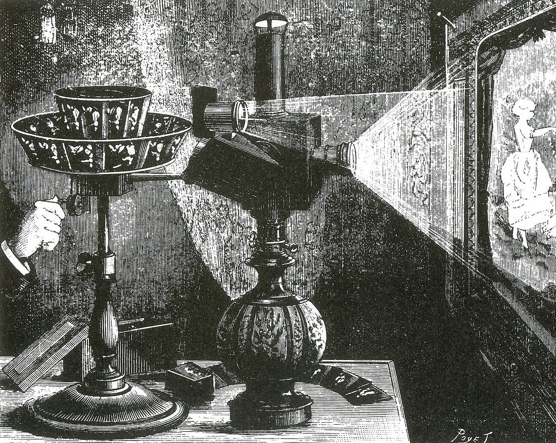 Reynaud's Praxinoscope, 1882