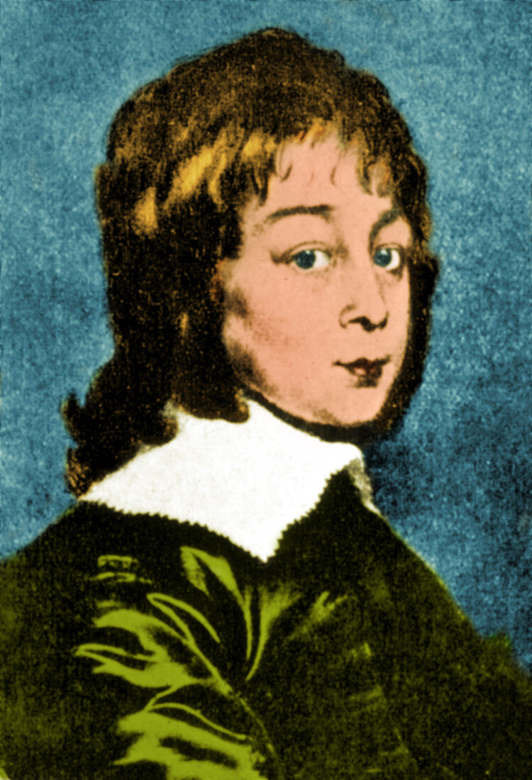 Young Christiaan Huygens, 1640