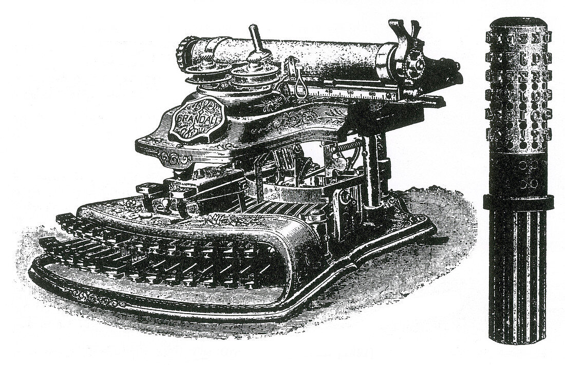 Crandall Typewriter, 1891