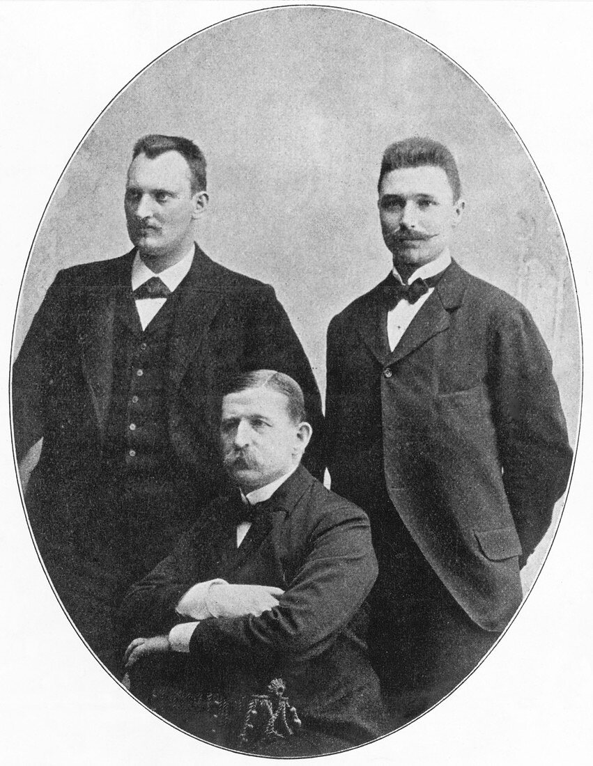 Andree, Fraenkel and Strindberg, Swedish Explorers