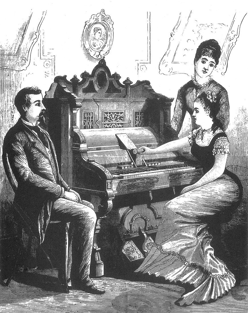 Gally's Self-Playing Musical Instrument, 1879
