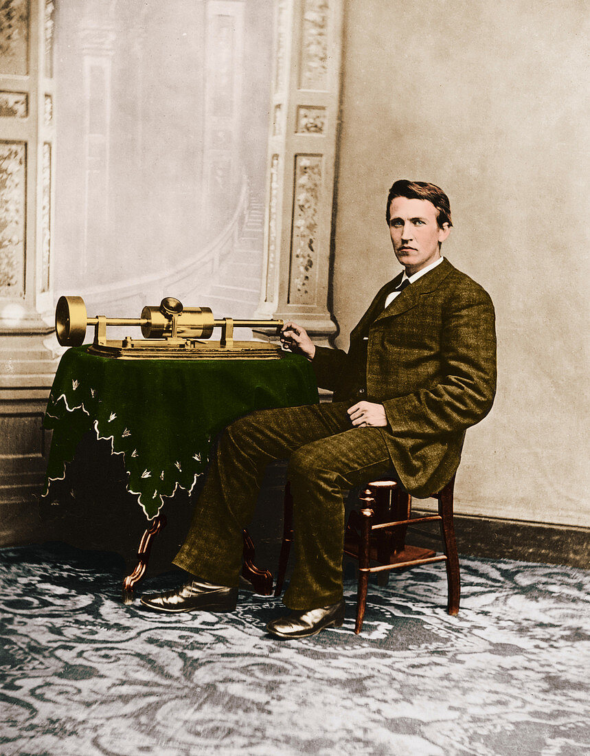 Thomas Edison and Phonograph