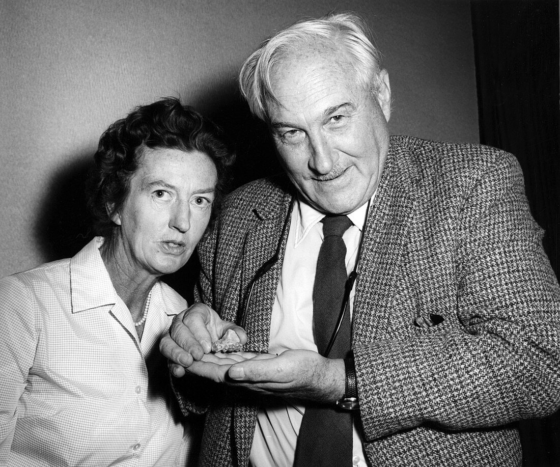 Mary and Louis Leakey, 1962
