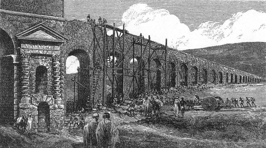 Building Roman Aqueduct