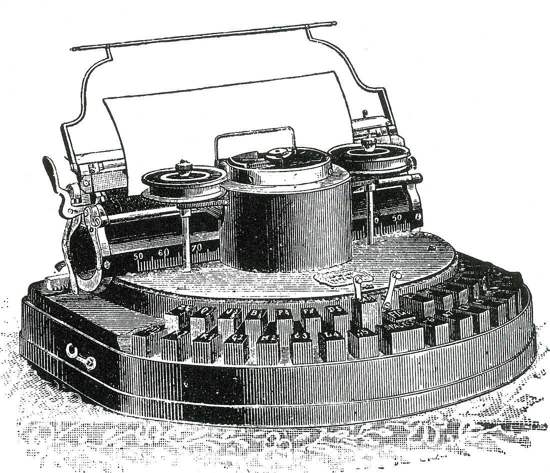 Hammond Typewriter, 1891