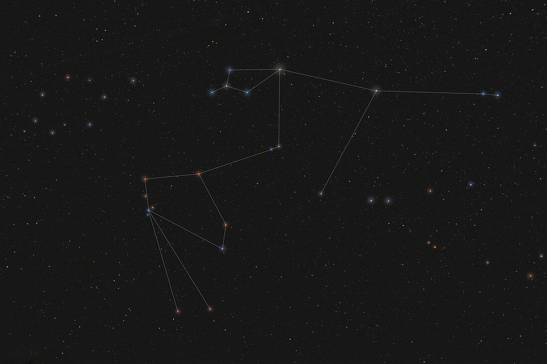 Aquarius Constellation, Diagram