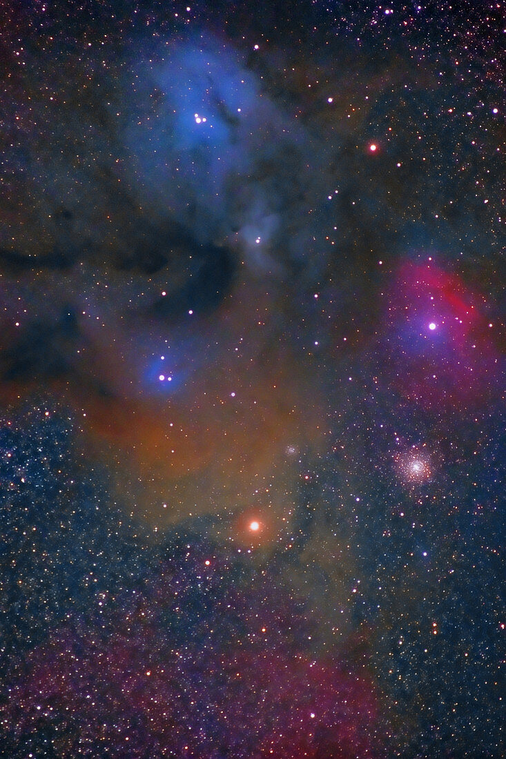 Rho Ophiuchus, Antares Region