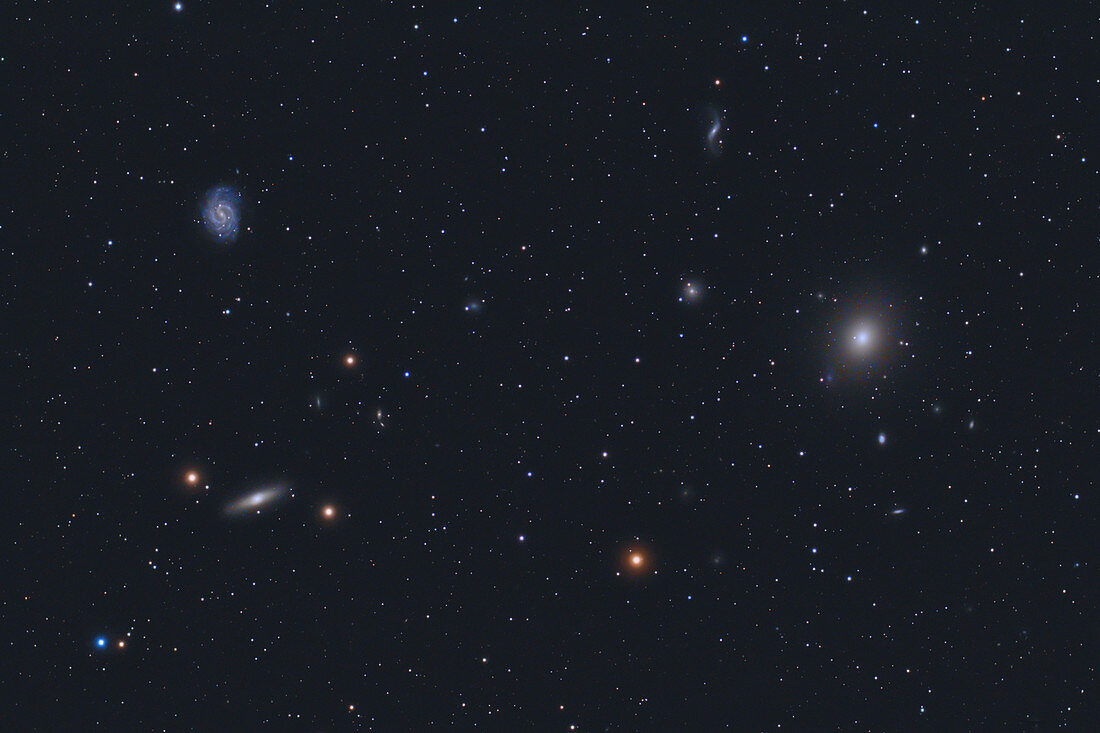 M49 and Nearby Galaxies in Virgo
