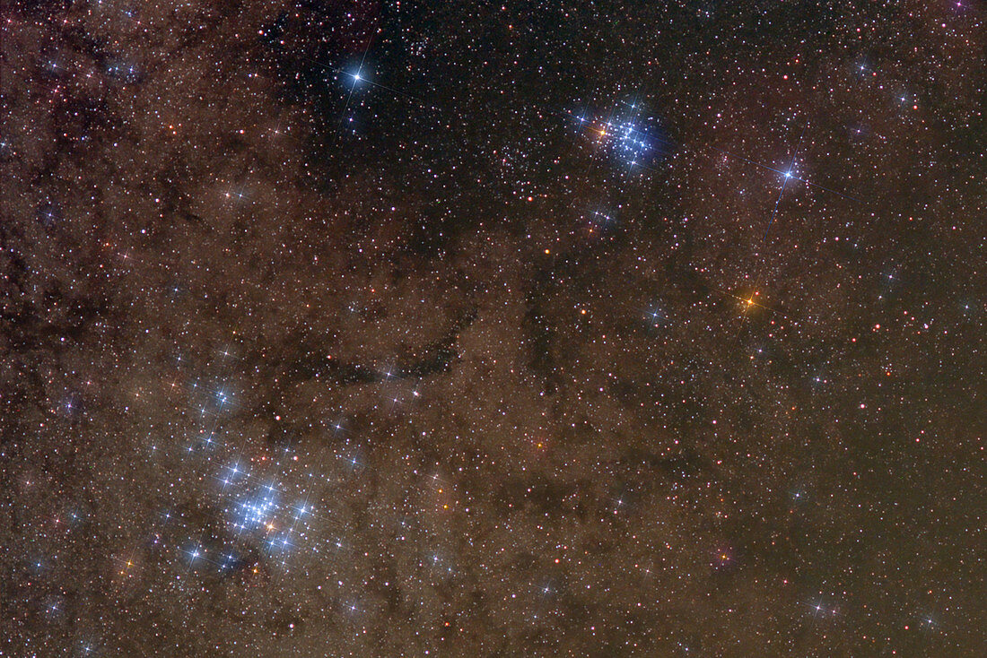 M6 and M7, Open Clusters in Scorpius
