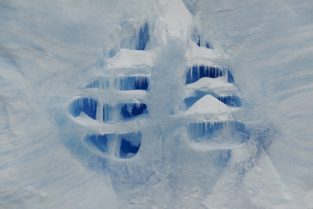 Iceberg detail, Antarctic Sound, Antarctica