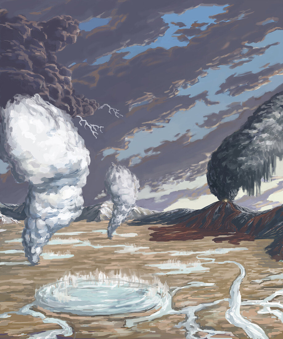 Beginnings of Earth, Illustration