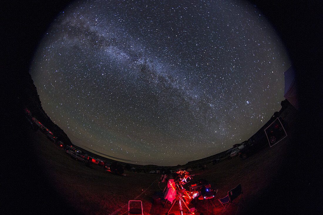 Milky Way, Okie-Tex Star Party, Fisheye Lens