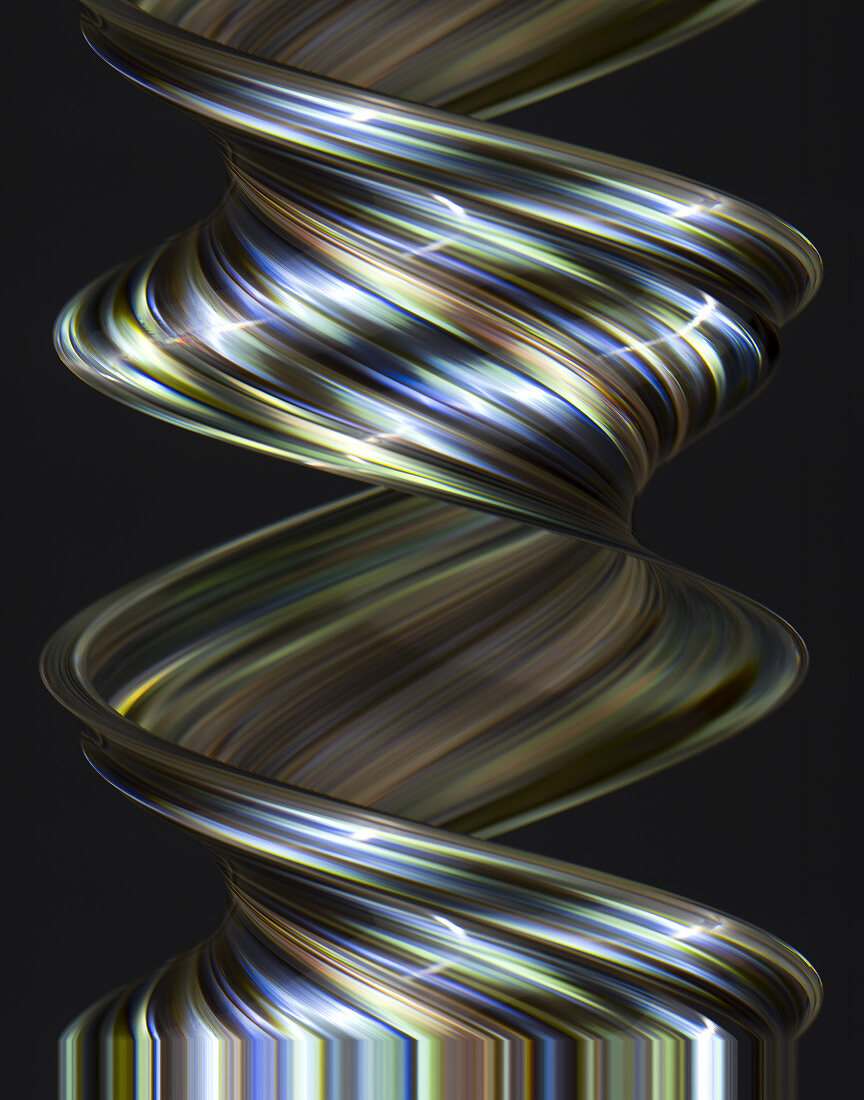 Digital streak image of Paua Shell