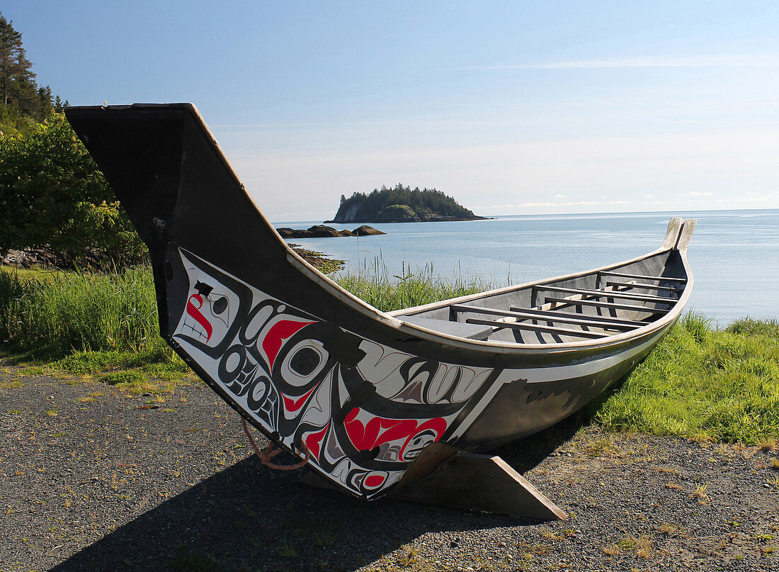 Traditional Native Canoe