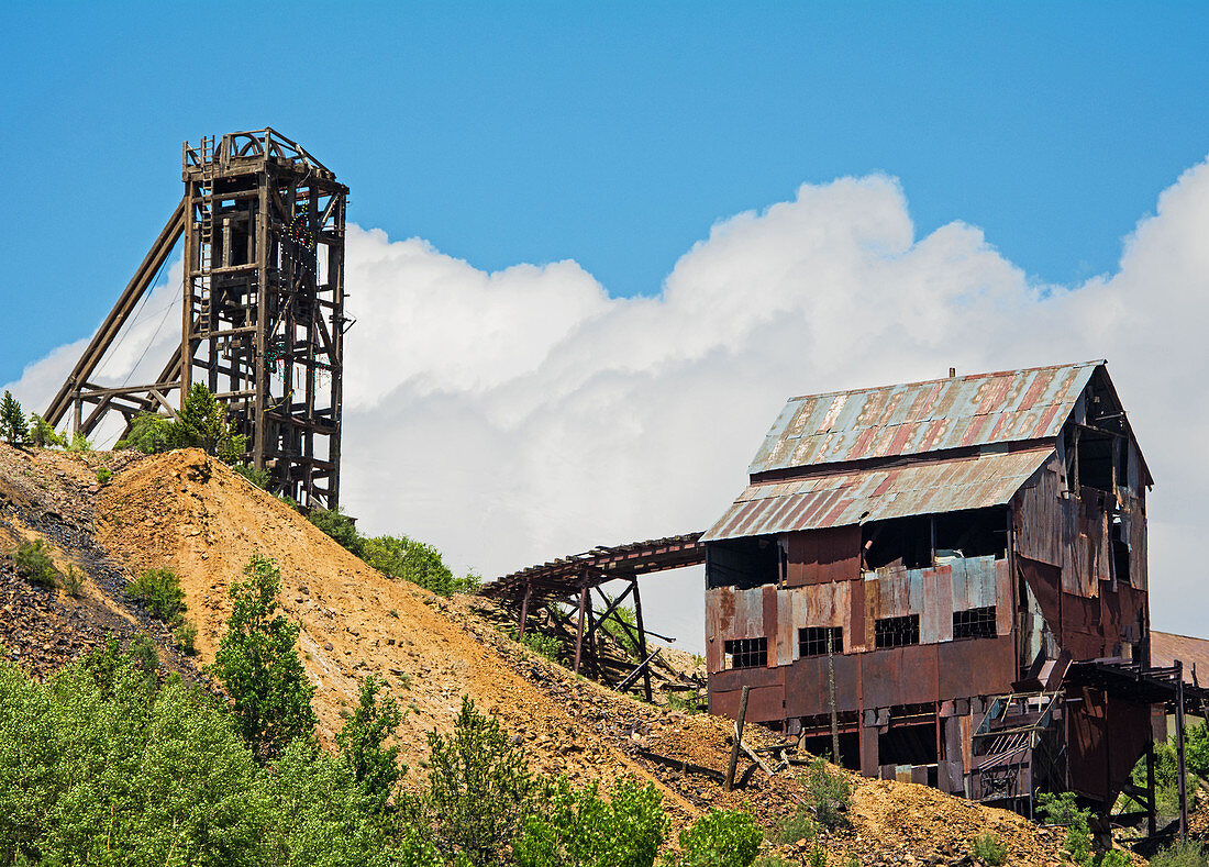 Historic Battle Mountain Gold Mine Victor Colorado