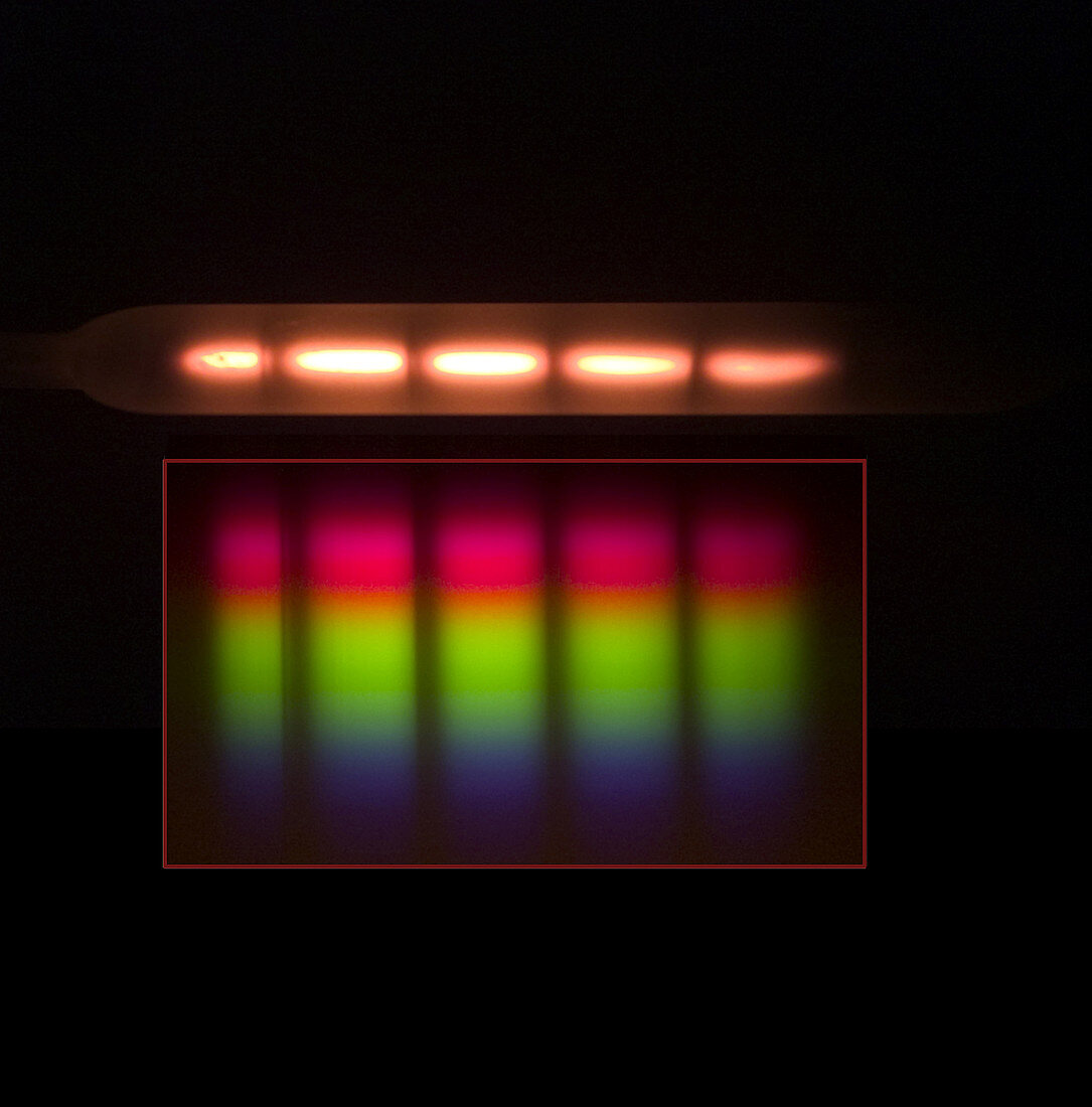 Diffraction Grating of Quartz Light