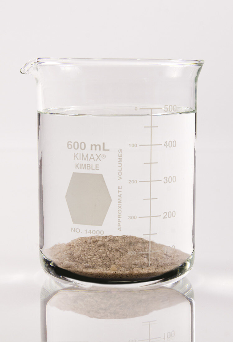 Beaker with Sand and Water