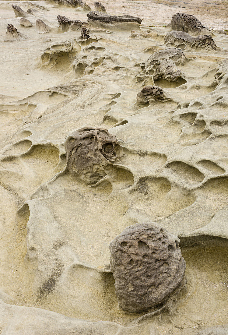 Eroded sandstone