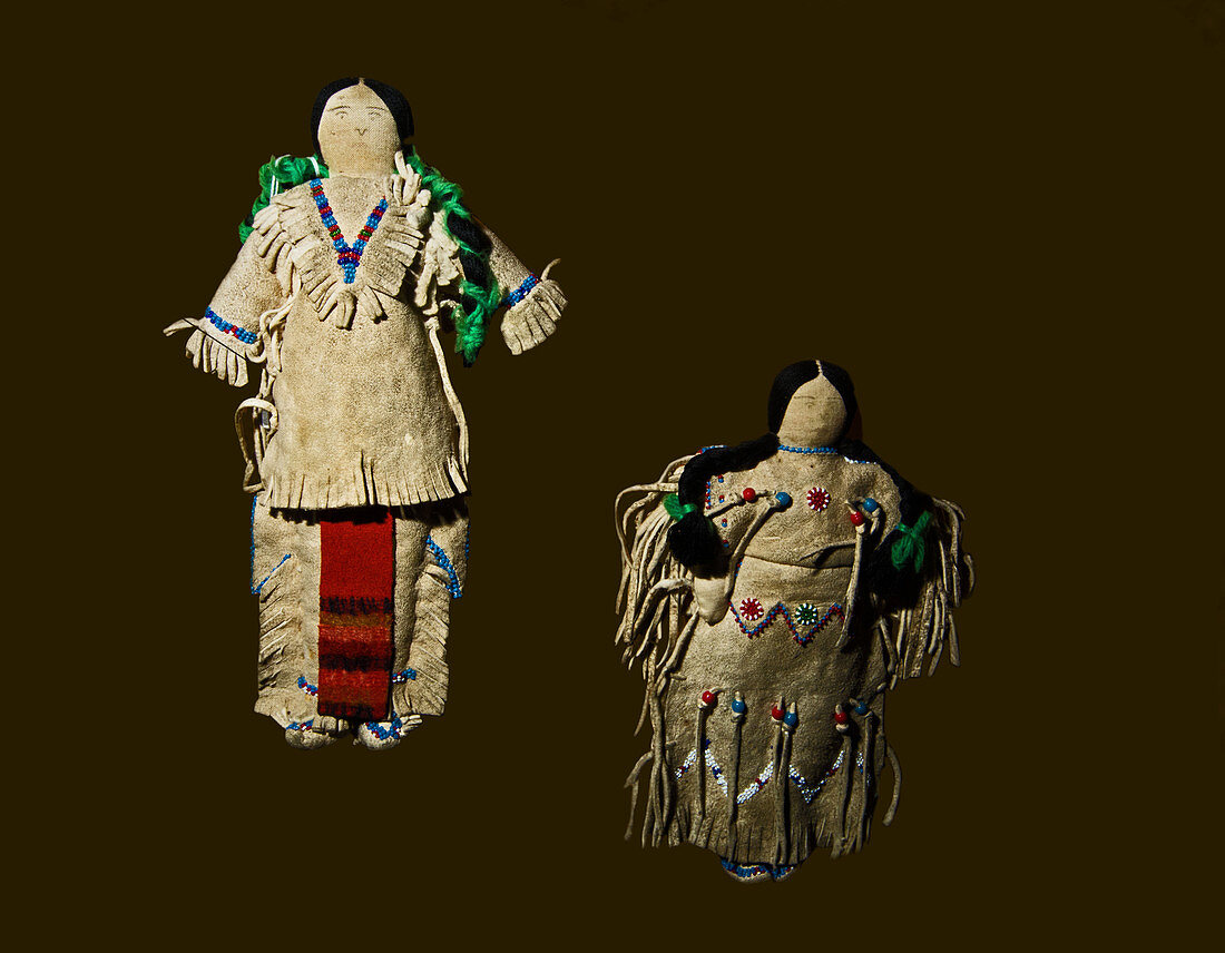 Kiowa Indian 1870's Children's Dolls