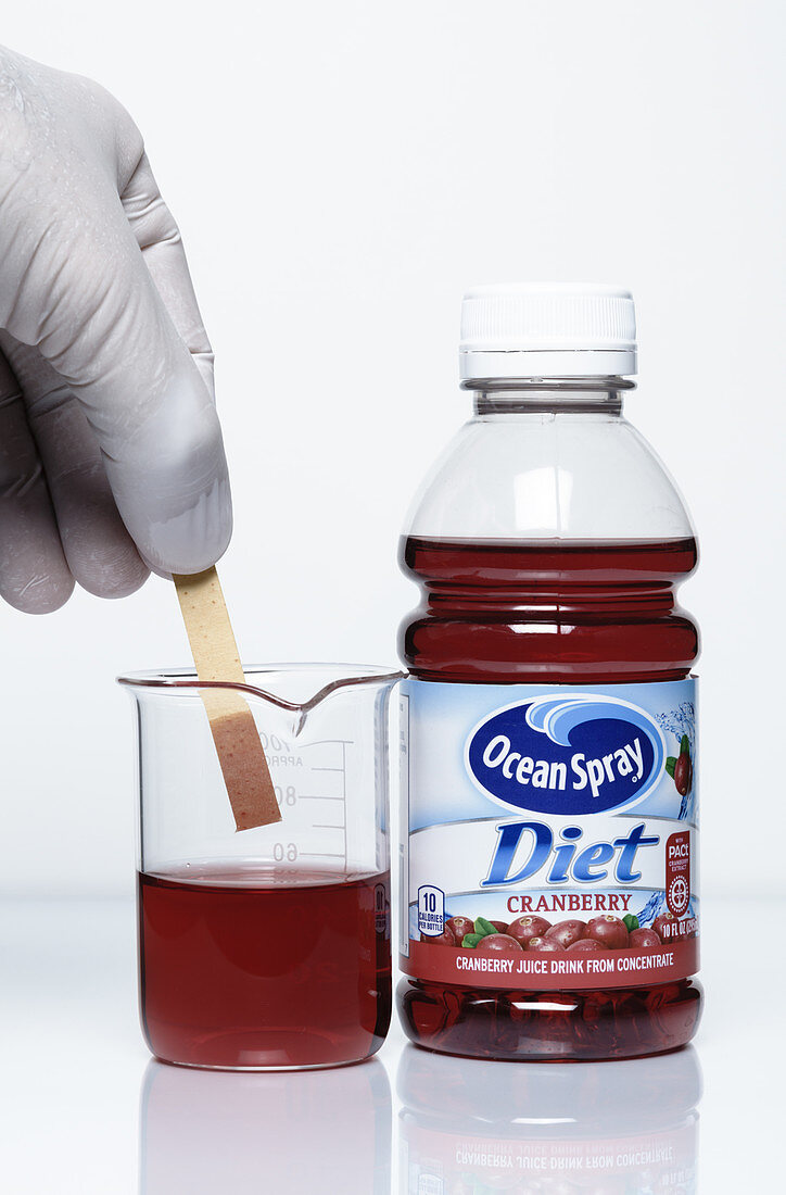 Testing Cranberry Juice for Acidity