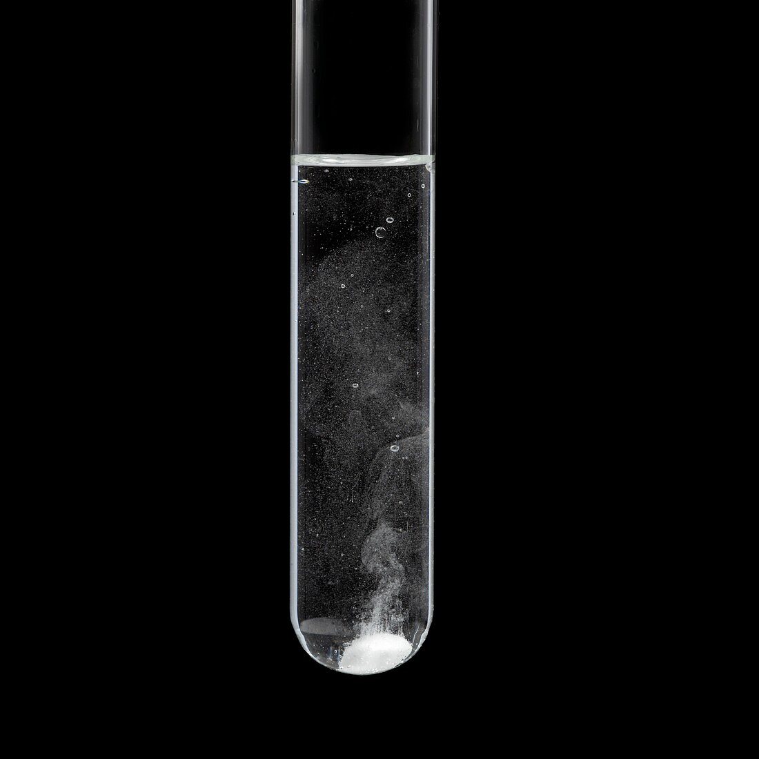 Limestone-acid reaction