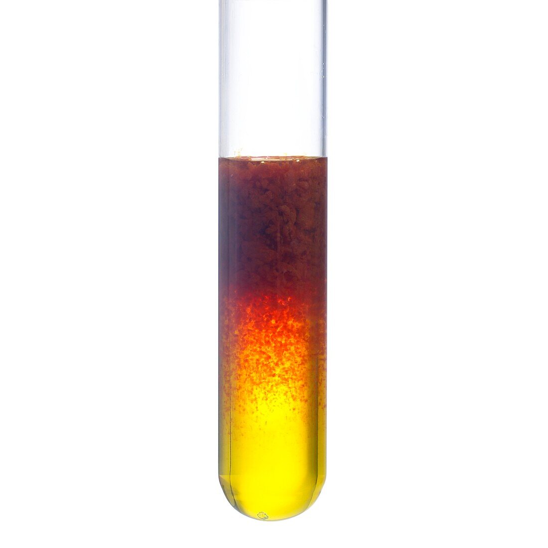 Iron (III) hydroxide precipitation