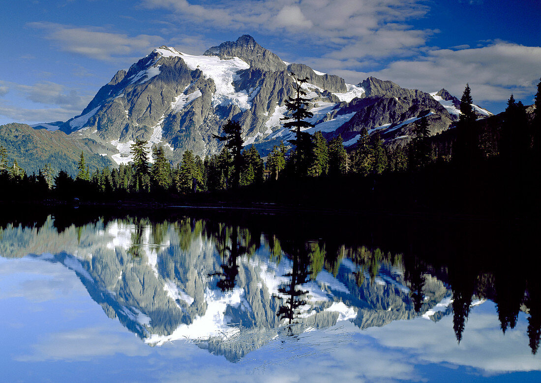 Mt. Shuksan and Picture Lake