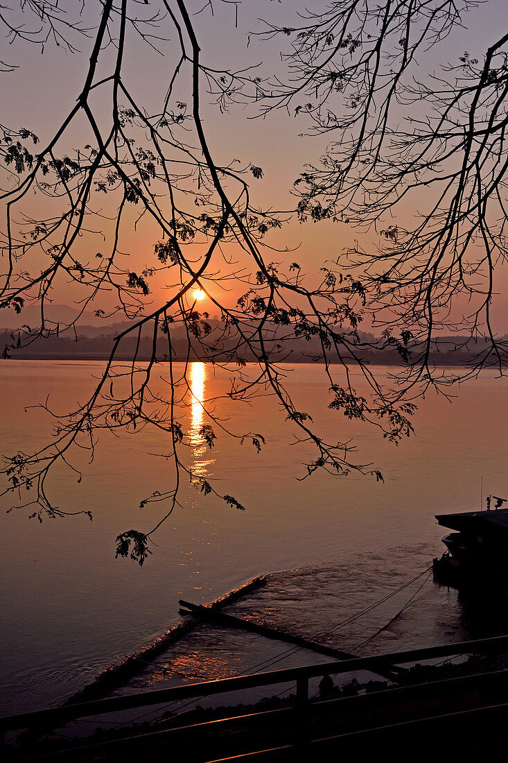 Dawn on the Mekong River