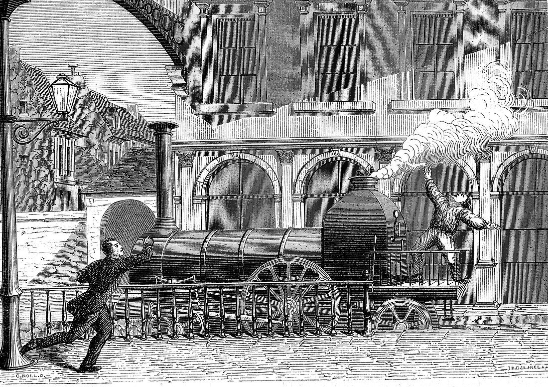 Discovery of electricity in steam, 1841