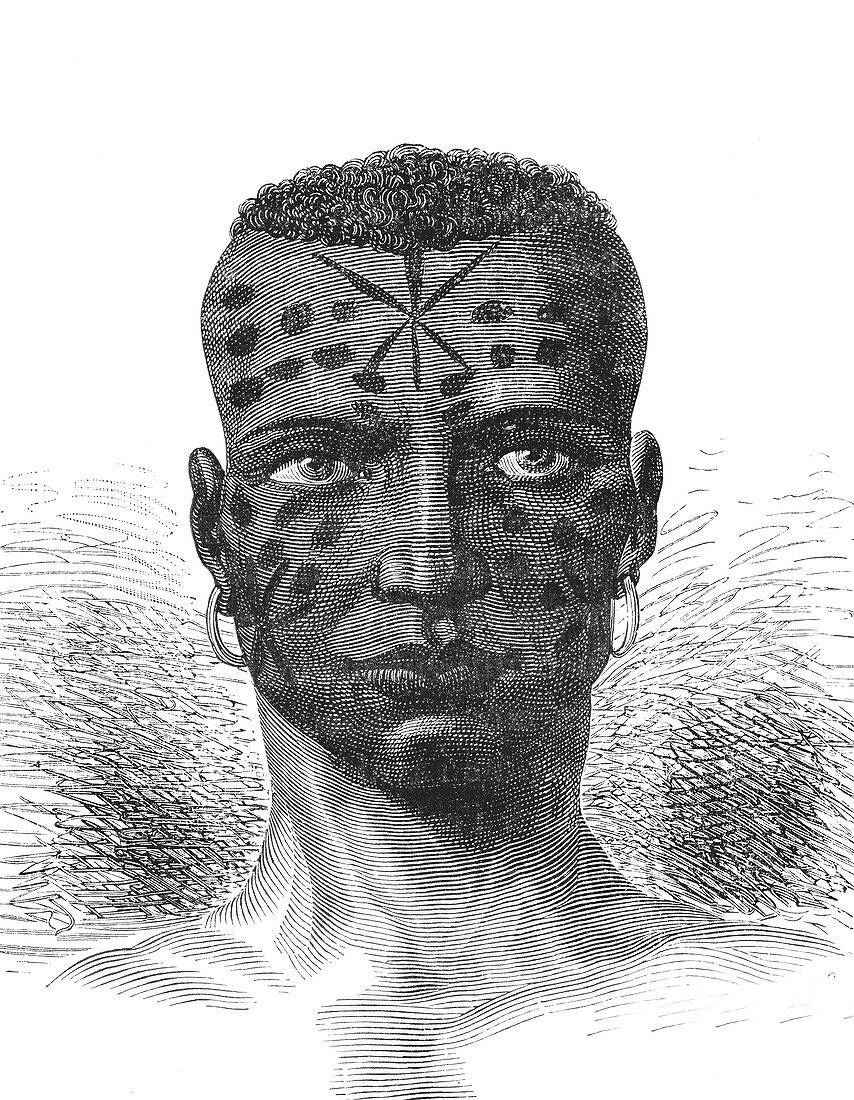 Man from Mozambique, 1880s