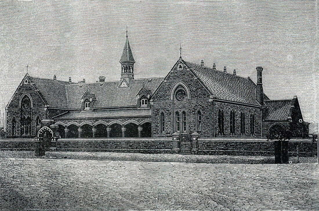 Model school in Australia, 1880s
